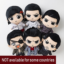 Like a Dragon Plushie and Tin Badge Set