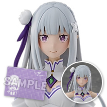 KADOKAWA PLASTIC MODEL SERIES Re:ZERO -Starting Life in Another World- Emilia with Emilia Color Ver. Cutting Mat