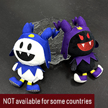 「Shin Megami Tensei Series」 Jack Frost/Black Frost Plush Keychain